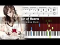 Download Lagu Christina Perri - Jar of Hearts - Accurate Piano Tutorial with Sheet Music