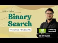 2 23 Problems on Binary Search DSA in Python Hindi
