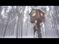 A Treehouse Saved Him from a Blizzard 24 Hours Alone in the Wilderness