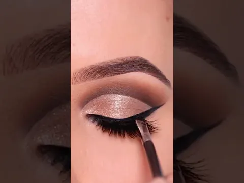 Arabic inspired cut crease tutorial #shorts