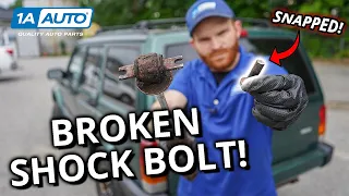Broke a Bolt While Replacing Shocks on Your Truck or SUV Try These Tips