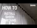 How to Hang Sheer Curtains Step by Step - Bunnings Warehouse