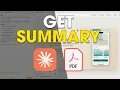 How To Get Summary of a PDF File Using Claude AI 2026 Easy