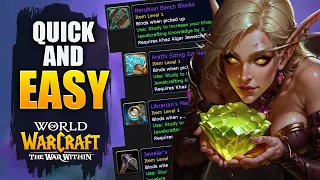 Super Fast Guide Jewelcrafting Knowledge Treasures in The War Within