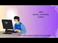 2 JAVA Syntax Comment output