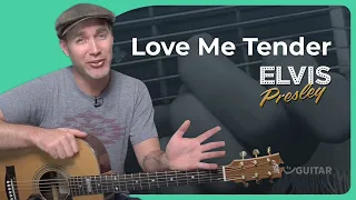 Download Love Me Tender Easy Guitar Lesson | Elvis Presley MP3