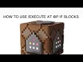 How to use execute if block