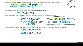 Lesson 3 - Function Notation