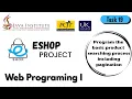 Basic Product Search Process with Pagination Eshop Web Programming Task 19 Project Java Institute