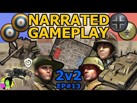 CoH3 | Bofors stronghold | Narrated Gameplay 2v2 British Forces | EP#13