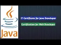 IT Certifications For Java Developer Java Certifications