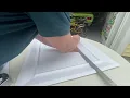 DROP CEILING USING PVC VINYL TILES how to install