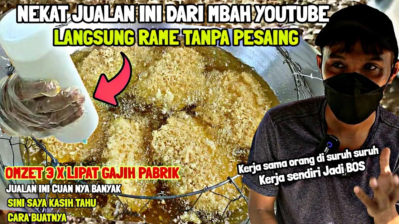 Omzet 3X Lipat UMR PABRIK..NEKAT JUALAN BELAJAR Dari YOUTUBE Di kasih tahu cara BUATNYA | ide bisnis