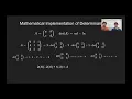 Python Determinant and Inverse Matrix Implementation
