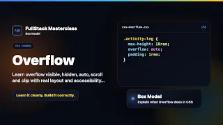 Overflow Explained FullStack Masterclass CSS Course