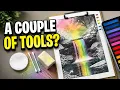 No More Boring Backgrounds FAST Easy Pastel Technique