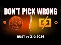 Rust vs Zig in 2026 Don t Pick Wrong