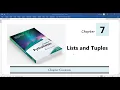 Simplified Python Skill 30 Creating Lists and Tuples Urdu Hindi