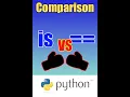 Python Comparison Is vs double-equals