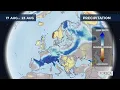 Monthly precipitation forecast for Europe 2026