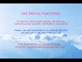 SAS - SPECIAL FUN For live classes goodonlinetrainings gmail com 91 99639 57366 Whats app also