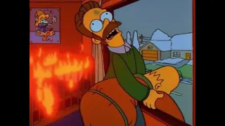 Ned Flanders Falling MeMe Parental Advisory Meme playboi carti die lit cover simpsons