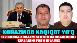 Хоразм вилоятида қонунсизлик ва адолатсизлик содир бўлмоқда