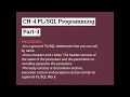 CH 4 PL SQL Programming Part 3