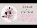 Compare Contrast - Pink Polishes