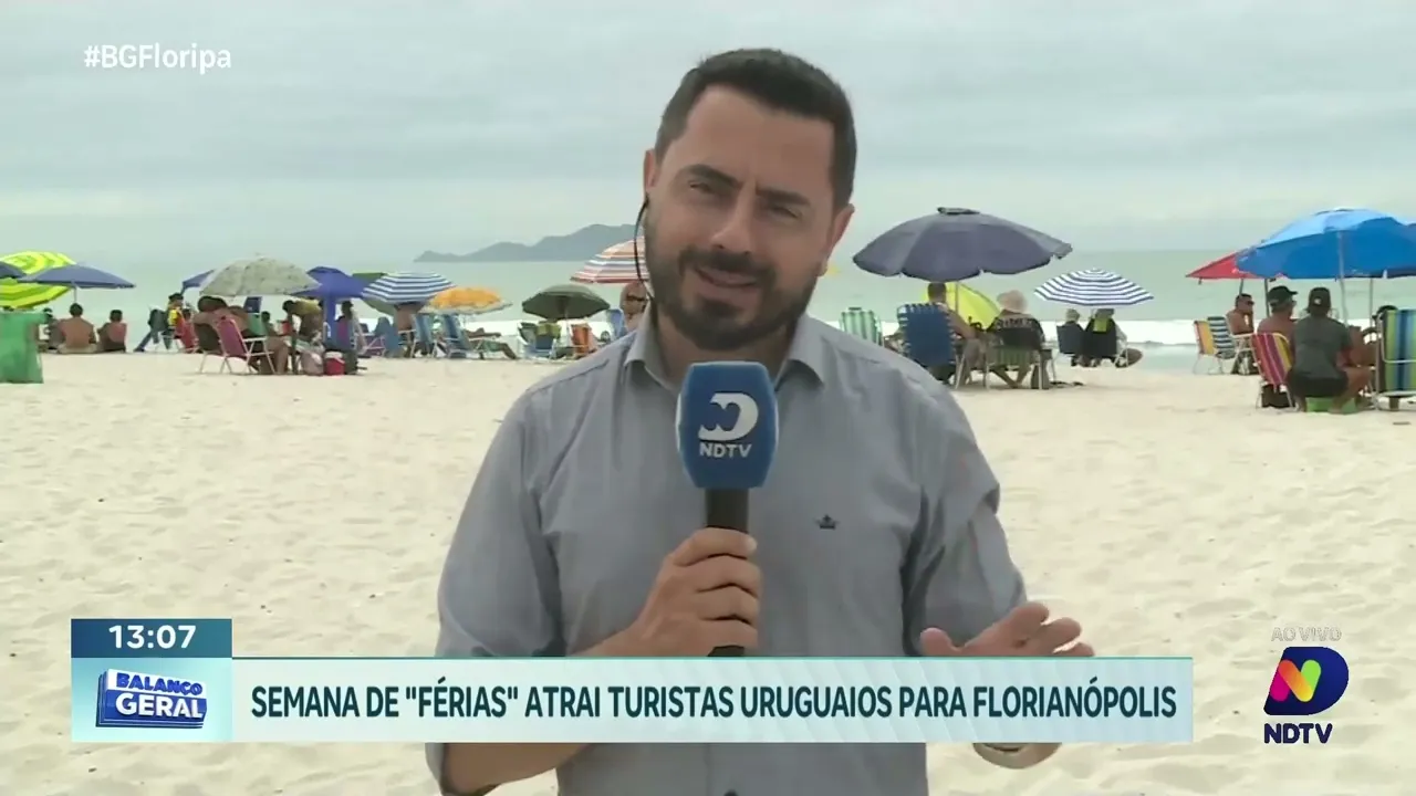 Turistas do Uruguai escolhem Florianópolis para as 'férias' da Semana Santa