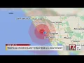 5 1 eart uake rattles Los Angeles as Hilary winds rain slam Southern California