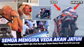 reckless yet smart ktm mechanics shake their heads off vedas strategy to secure a podium in race 2