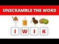 UNSCRAMBLE THE WORD CHALLENGE