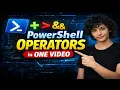 PowerShell Operators in ONE Arithmetic Assignment Comparison Logical