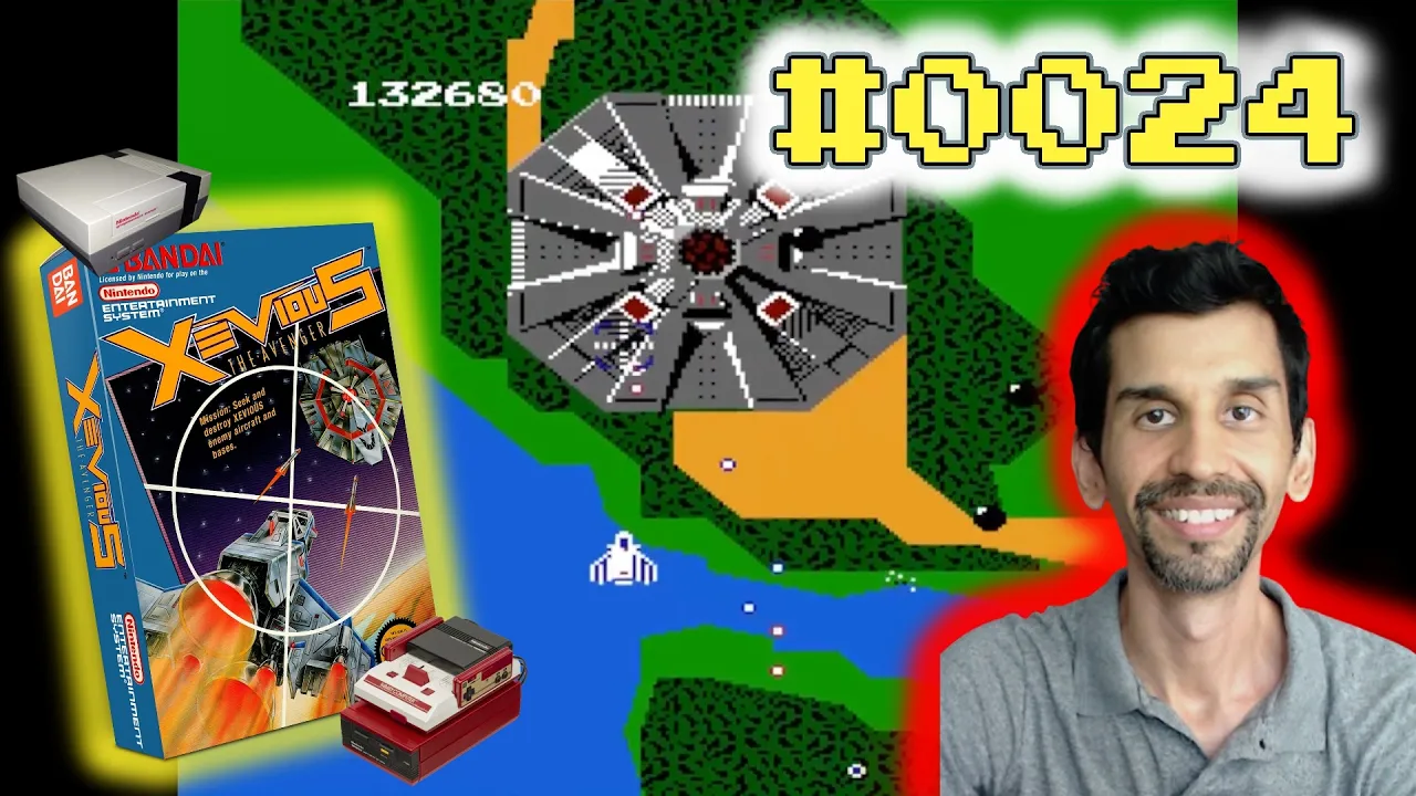 #24 Xevious ᛫ Todo NES y Famicom en orden de lanzamiento