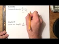 10-2 Special Right Triangles - Examples 39 40