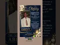 Rudolph Abbott Funeral Announcement