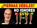 PIERNAS DÉBILES: 10 ALIMENTOS que NECESITAS YA