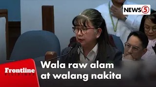 Pangalang gaya ng 'Pagong,' 'Pusa,' at 'Belat,' nakatanggap daw ng Confi Funds | Frontline Pilipinas