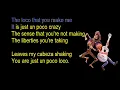 Download Lagu Poco Loco Videoke / Karaoke (No Vocals, with English and Spanish Lyrics)