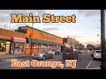Walking on Main Street in East Orange New Jersey USA