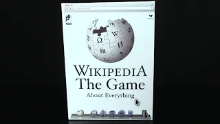 Wikipedia The Game About Everything Board Game from Cardinal Games