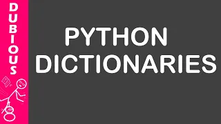 Using Python Dictionaries