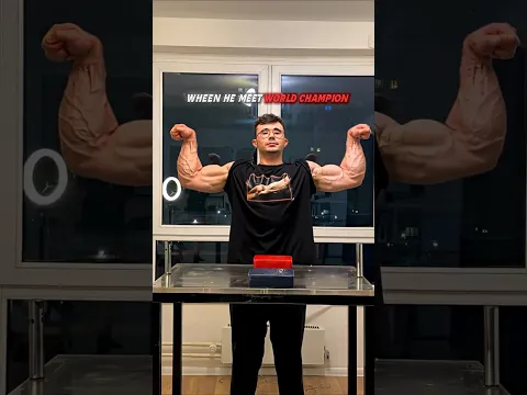 Aggressive Champion vs Calm World Champion Akimbo  #armwrestling