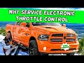 DODGE RAM WHY SERVICE ELECTRONIC THROTTLE CONTROL WARNING DODGE RAM 1500 2500 3500 2013 2014 - 2018