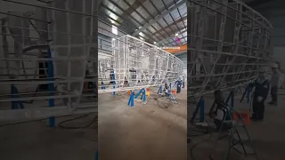 About 22 weeks ago  #welding #aluminiumfabrication #performanceboats #boatbuild #construction