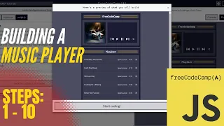 JavaScript Music Player Project Steps 1-10 Learn String and Array Methods FreeCodeCamp