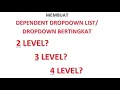 Apps Script Google Sheets - Dependent Dropdown List 2 3 and 4 level