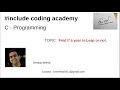 35 Program for Leap Year