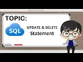 SQL UPDATE and Delete Statement Tagalog